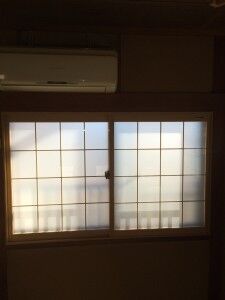 二重窓施工後