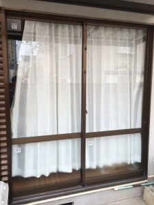 防犯ガラス施工後