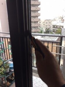 コーキング　取り中