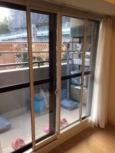 二重窓　取り付け後