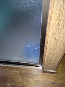 型板ガラス　交換前