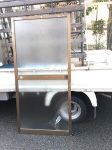 ガラス　交換前