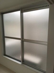 ガラス　入れ換え前