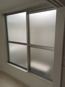 ガラス入れ換え　作業完了後