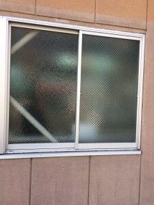 ガラス　割れ換え後