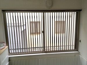 二重窓　取り付け前