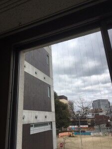 窓ガラス　交換後