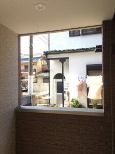 面格子　取り付け前