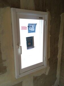 二重窓　取り付け後