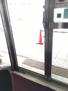 ガラス取り外し後